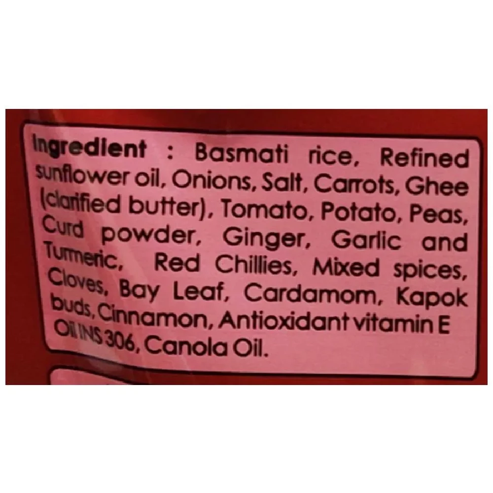 Instafeast Vegetable Biriyani, 80 g-3.webp